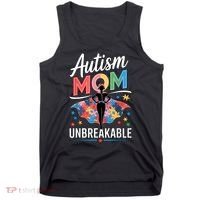 Autism Mom  Puzzle Piece Advocate Support  Tank Top thumb 0