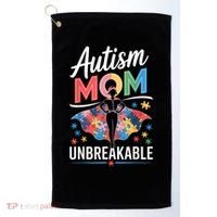 Autism Mom  Puzzle Piece Advocate Support  Golf Towel thumb 0