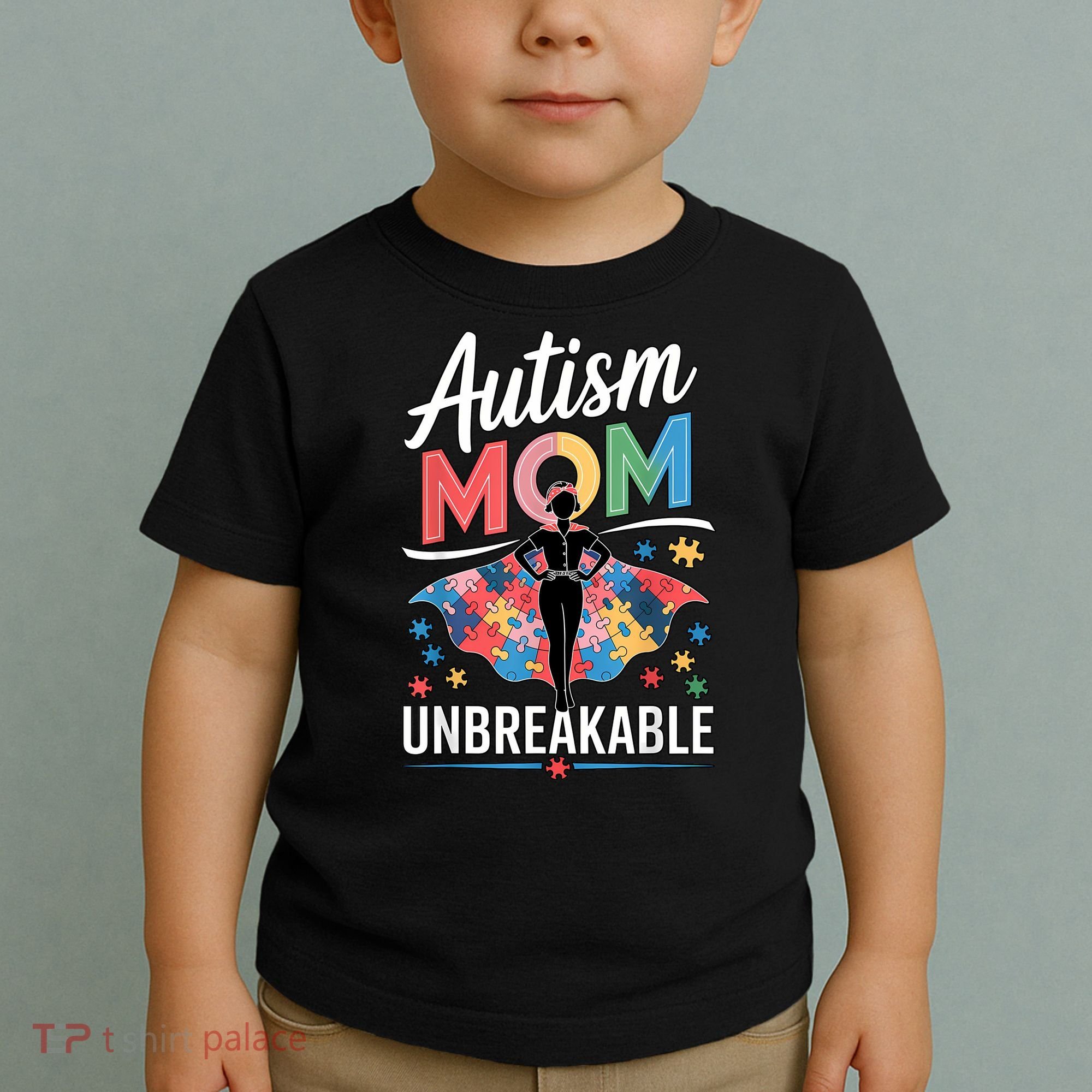 Autism Mom  Puzzle Piece Advocate Support  Toddler T-Shirt