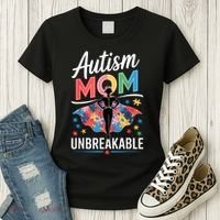 Autism Mom  Puzzle Piece Advocate Support  Women's T-Shirt thumb 3