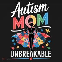 Autism Mom  Puzzle Piece Advocate Support  Kids T-Shirt thumb 4
