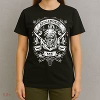 Annapolis Maryland Pirate Skull and Crossed Swords T-Shirt thumb 4