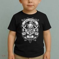 Annapolis Maryland Pirate Skull and Crossed Swords Toddler T-Shirt thumb 2