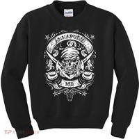Annapolis Maryland Pirate Skull and Crossed Swords Kids Sweatshirt thumb 0