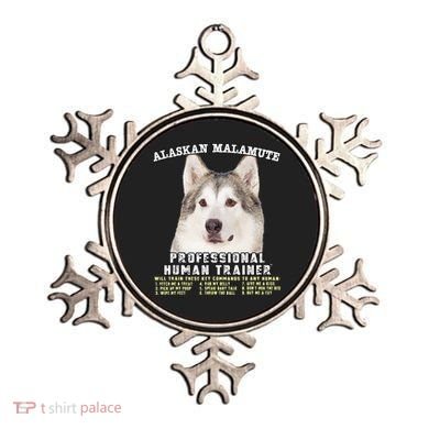 Alaskan Malamute Professional Human Trainer Cute Dog Ornament