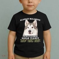 Alaskan Malamute Professional Human Trainer Cute Dog Toddler T-Shirt thumb 2