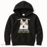 Alaskan Malamute Professional Human Trainer Cute Dog Kids Hoodie thumb 0