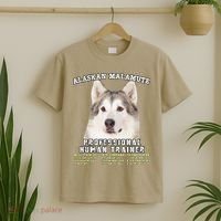 Alaskan Malamute Professional Human Trainer Cute Dog T-Shirt thumb 2