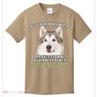 Alaskan Malamute Professional Human Trainer Cute Dog Kids T-Shirt thumb 0