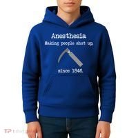 Anesthesia Making People Shut Up Since 1846 Kids Hoodie thumb 4