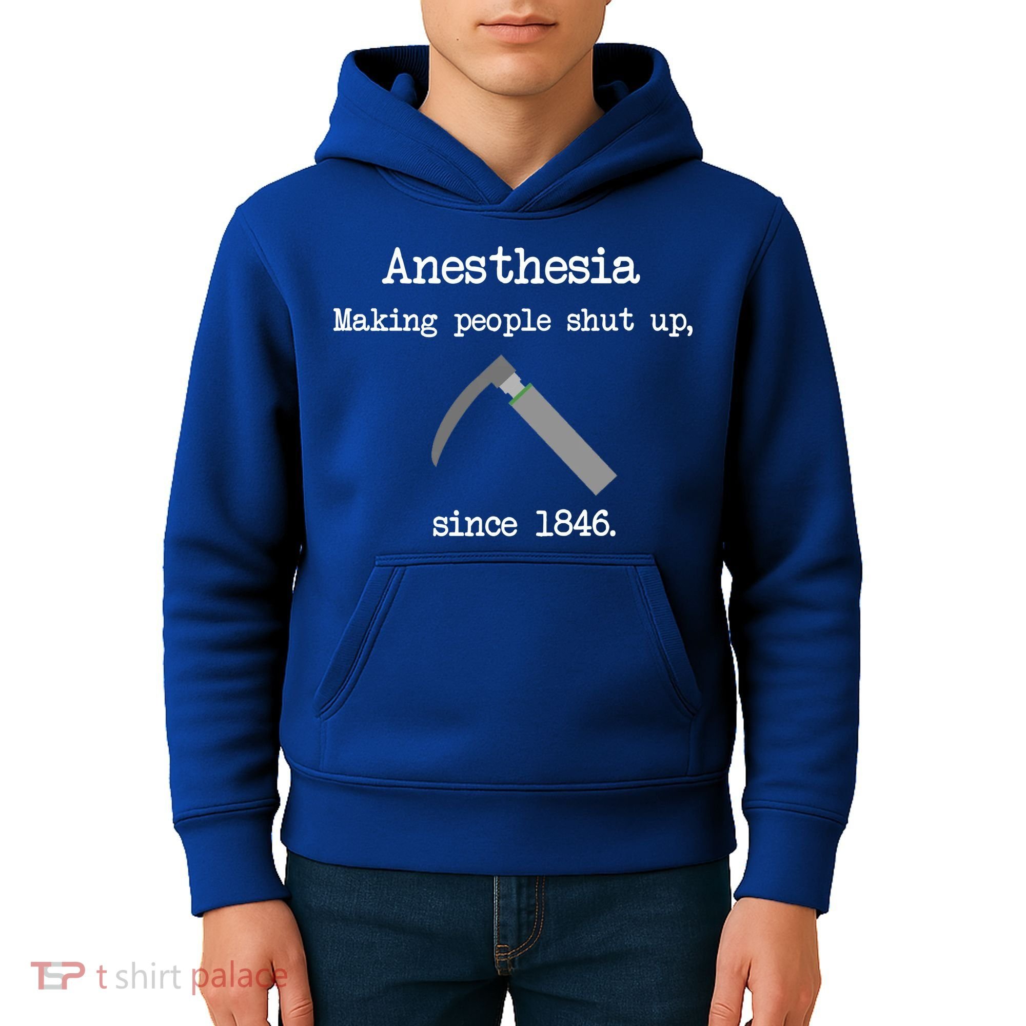 Anesthesia Making People Shut Up Since 1846 Kids Hoodie