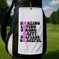 Amazing Mother Quote Cute Gift Golf Towel thumb 2