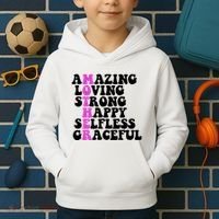 Amazing Mother Quote Cute Gift Kids Hoodie thumb 2