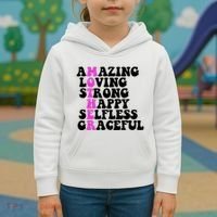 Amazing Mother Quote Cute Gift Kids Hoodie thumb 3