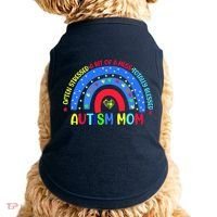 Autism Mom Rainbow Totally Blessed Awareness Love Puzzle Doggie Tank thumb 0