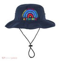 Autism Mom Rainbow Totally Blessed Awareness Love Puzzle Bucket Hat thumb 0