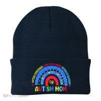 Autism Mom Rainbow Totally Blessed Awareness Love Puzzle Beanie thumb 0