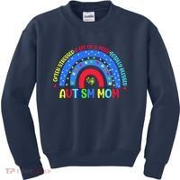 Autism Mom Rainbow Totally Blessed Awareness Love Puzzle Kids Sweatshirt thumb 0