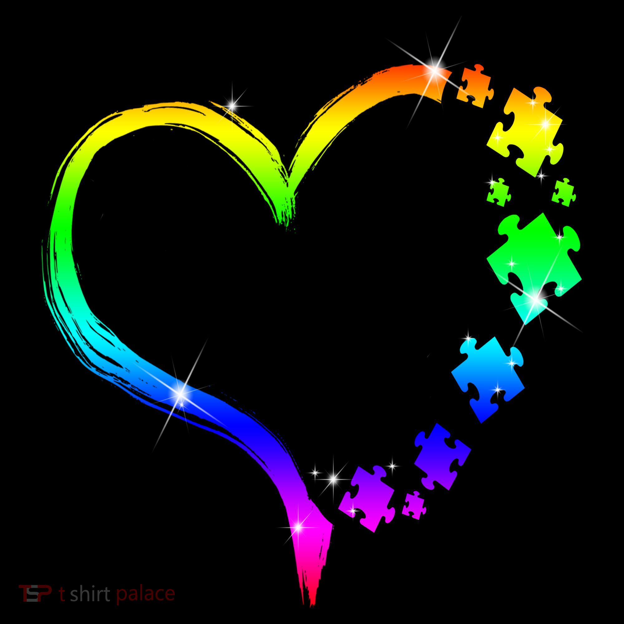 Autism Mom Rainbow Heart Coffee Mug