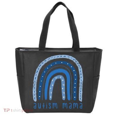 Autism Mama Rainbow Awareness Tote Bag