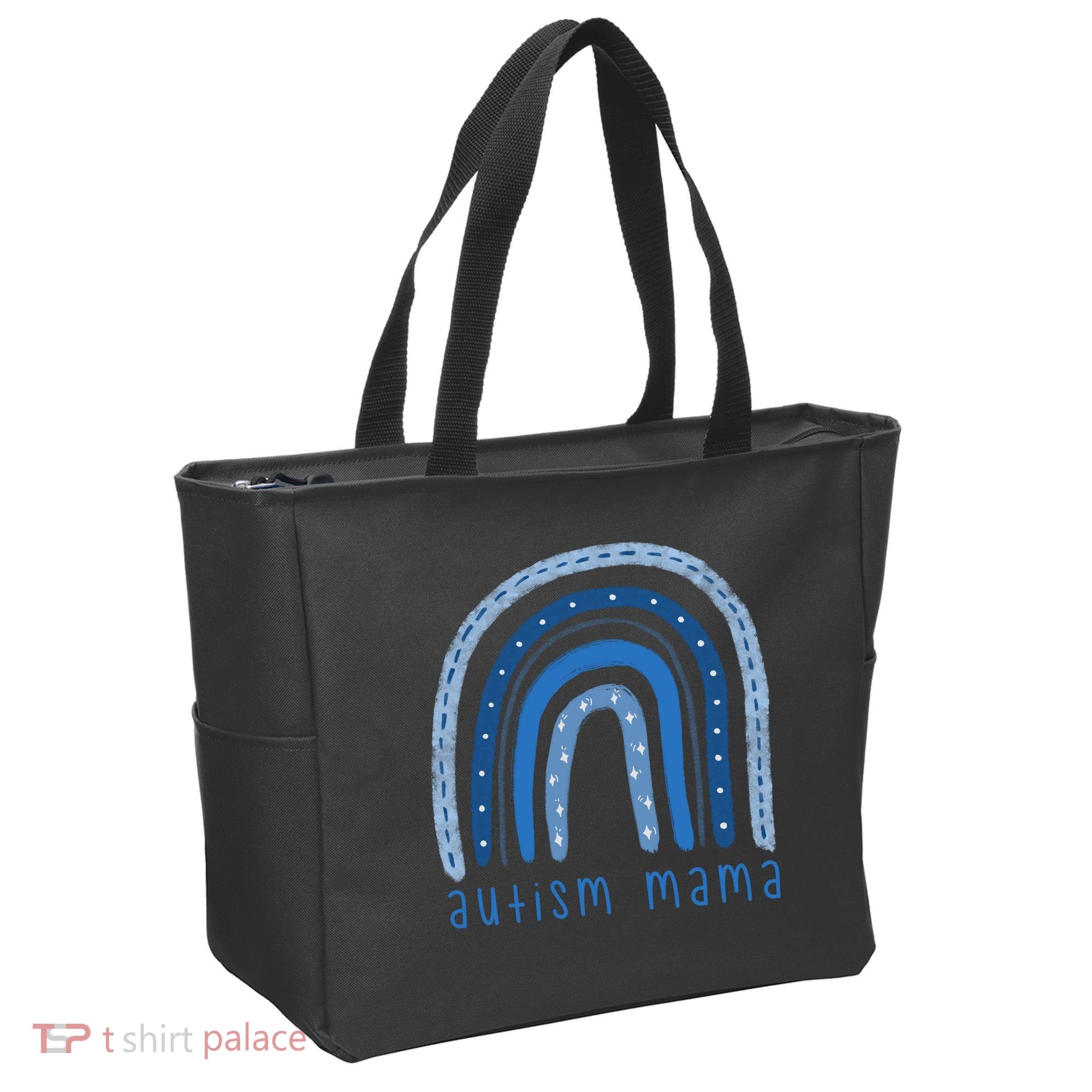 Autism Mama Rainbow Awareness Tote Bag