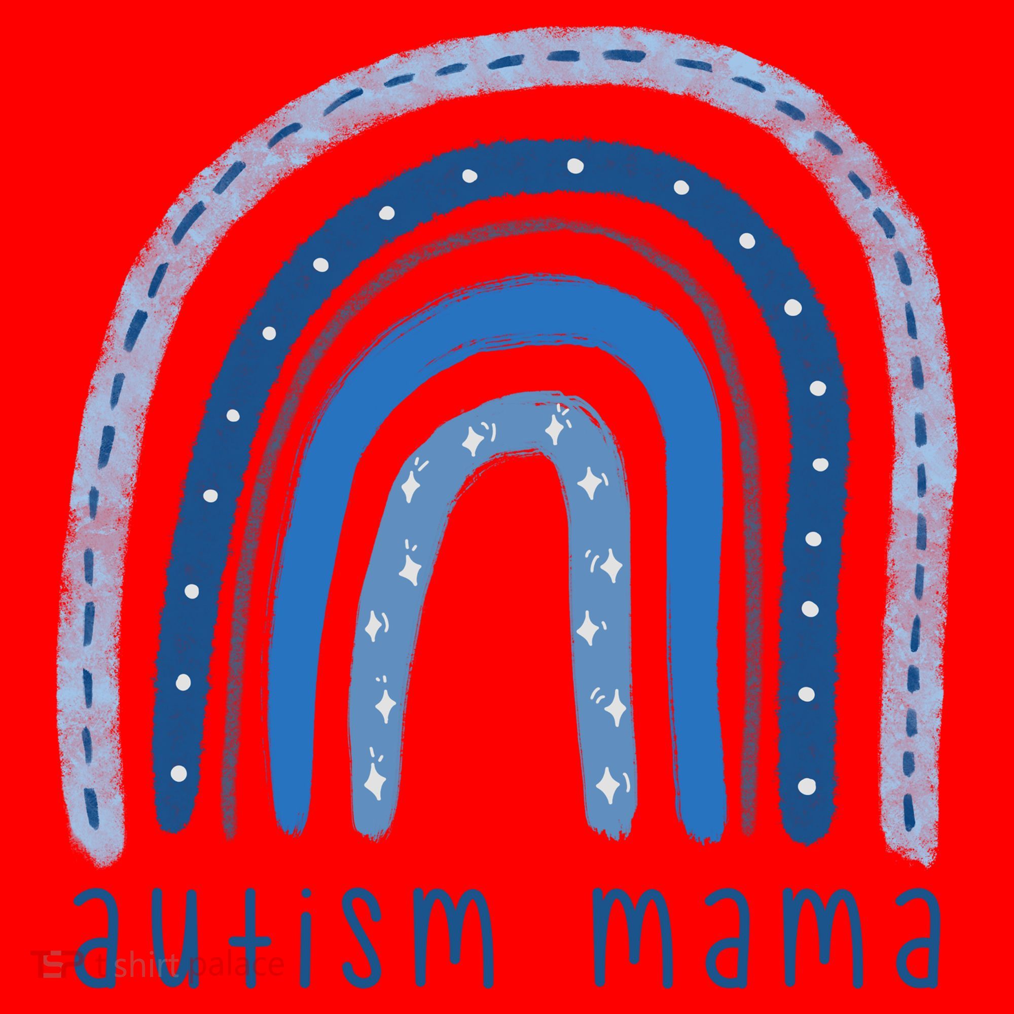 Autism Mama Rainbow Awareness Santa Hat