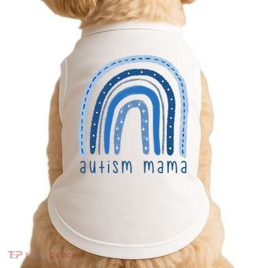 Autism Mama Rainbow Awareness Doggie Tank