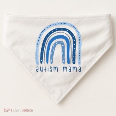 Autism Mama Rainbow Awareness USA-Made Doggie Bandana