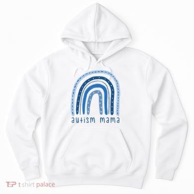 Autism Mama Rainbow Awareness Hoodie