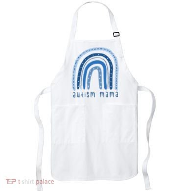 Autism Mama Rainbow Awareness Apron