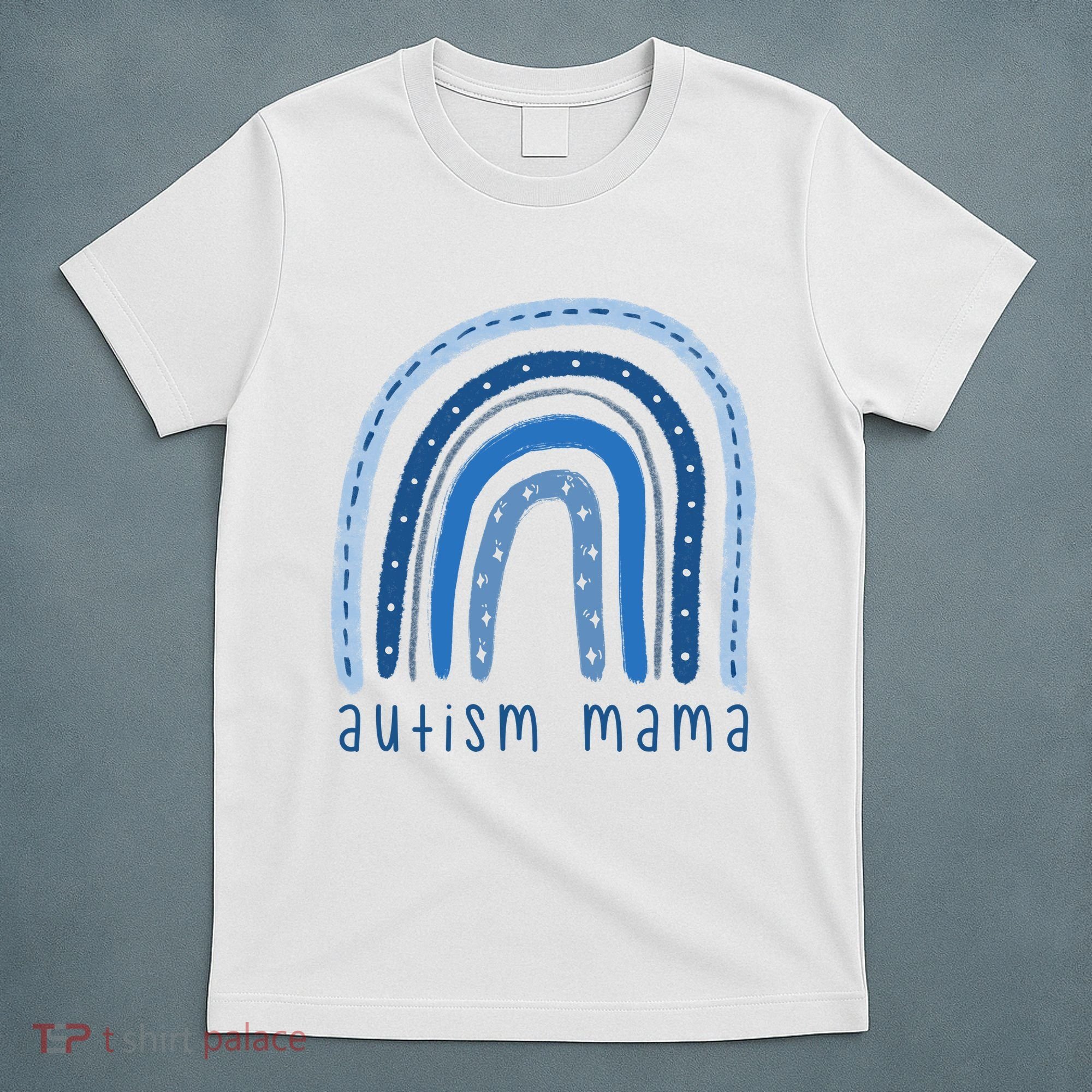 Autism Mama Rainbow Awareness T-Shirt