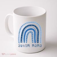 Autism Mama Rainbow Awareness Coffee Mug thumb 0