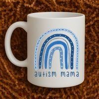 Autism Mama Rainbow Awareness Coffee Mug thumb 2