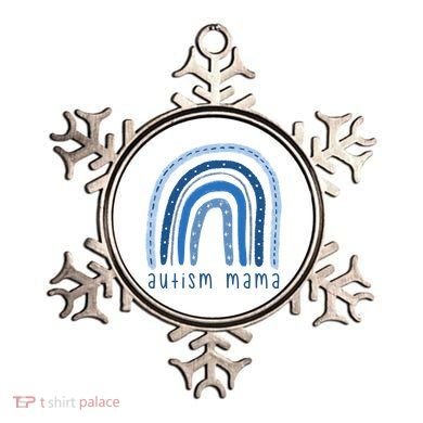 Autism Mama Rainbow Awareness Ornament