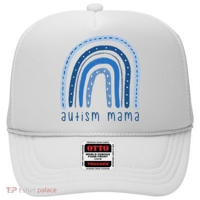 Autism Mama Rainbow Awareness Hat