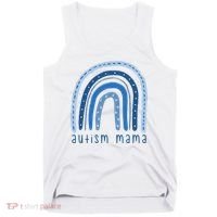 Autism Mama Rainbow Awareness Tank Top thumb 0