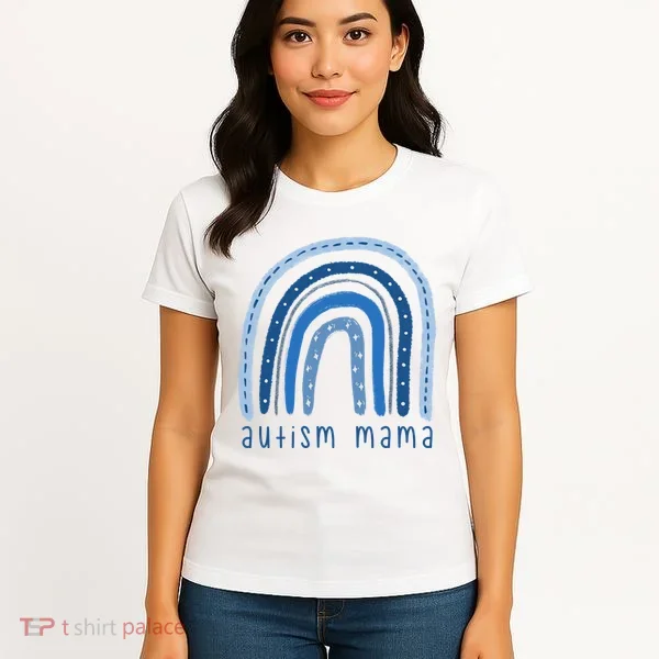 Autism Mama Rainbow Awareness Women's T-Shirt
