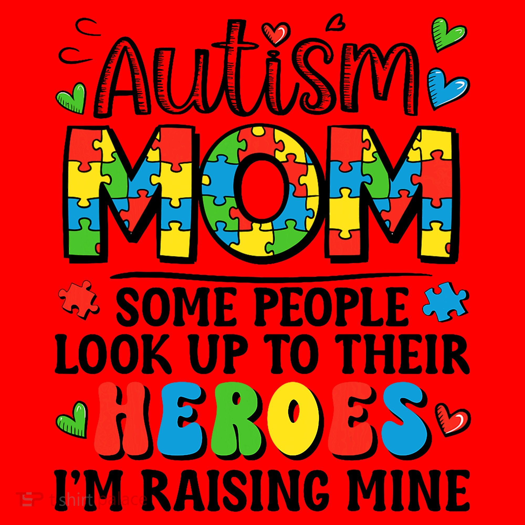 Autism Mom Raising Hero Groovy Autism Awareness   Santa Hat