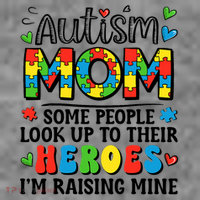 Autism Mom Raising Hero Groovy Autism Awareness   Toddler Hoodie thumb 2
