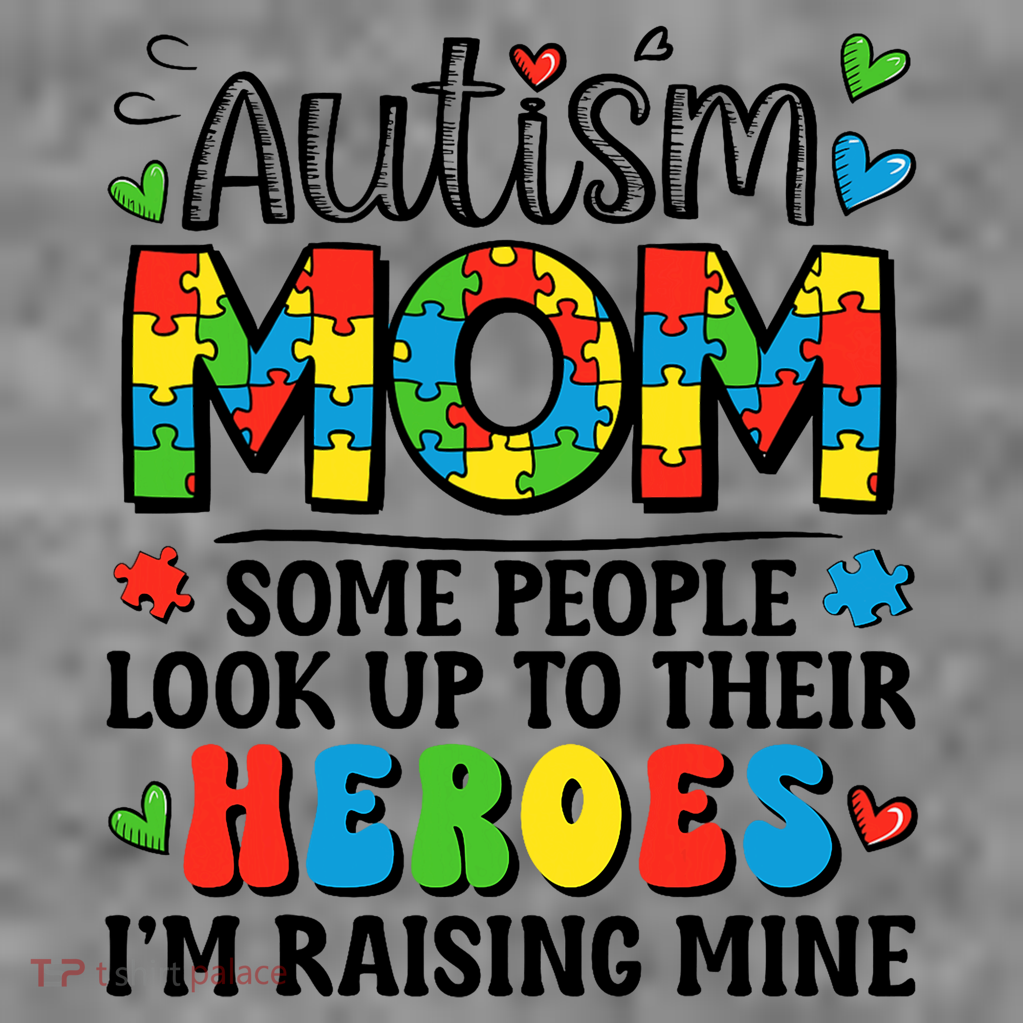 Autism Mom Raising Hero Groovy Autism Awareness   Toddler Hoodie