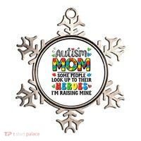 Autism Mom Raising Hero Groovy Autism Awareness   Ornament thumb 0