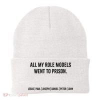 All My Role Models Went To Prison Jesus Paul Joseph Beanie thumb 0