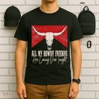 All My Rowdy Friends Are Coming Over Tonight West Mountains T-Shirt thumb 6