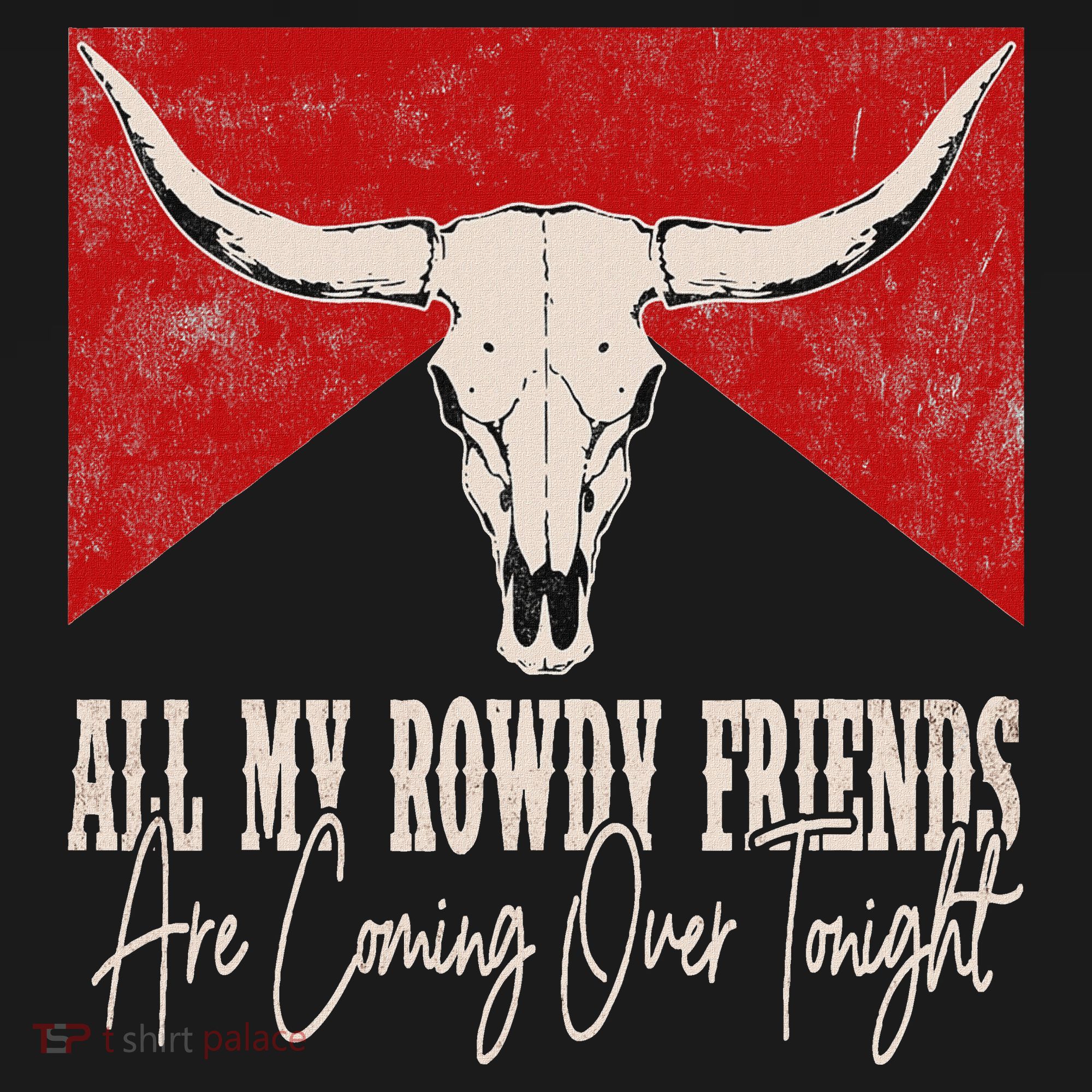 All My Rowdy Friends Are Coming Over Tonight West Mountains Women's Hoodie