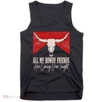 All My Rowdy Friends Are Coming Over Tonight West Mountains Tank Top thumb 0