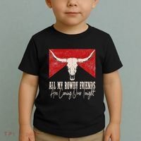 All My Rowdy Friends Are Coming Over Tonight West Mountains Toddler T-Shirt thumb 2