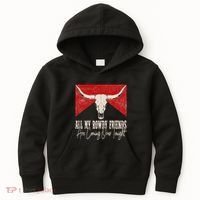 All My Rowdy Friends Are Coming Over Tonight West Mountains Kids Hoodie thumb 0
