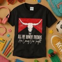 All My Rowdy Friends Are Coming Over Tonight West Mountains Kids T-Shirt thumb 3