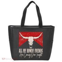 All My Rowdy Friends Are Coming Over Tonight West Mountains Tote Bag thumb 0