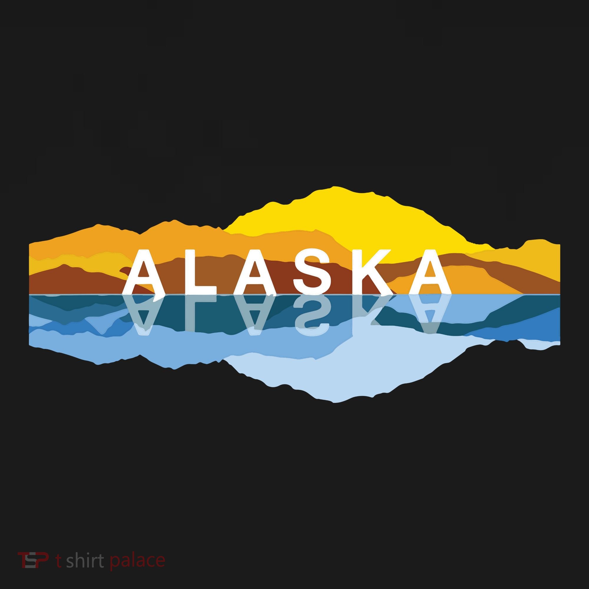 Alaska Mountain Reflections Denali Mountain Souvenir Hoodie